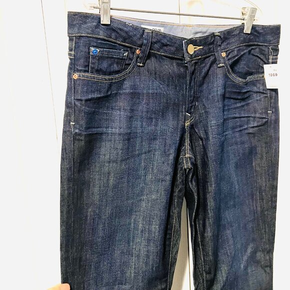 GAP Long & Lean-NWT-Women's Mid Rise Flared Leg-Stretch-29/8 Long-Fitted Hip/Th - Picture 2 of 16